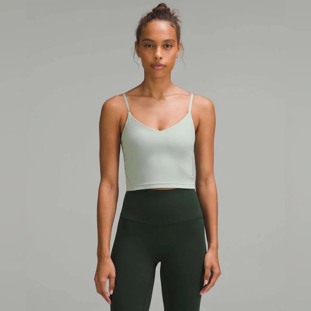 lululemon align cropped cami tank top *light support A/B cup size 4